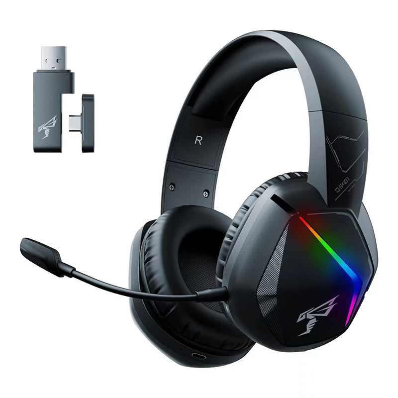 SOMIC GS Wireless 7.1 Gaming-Headset - 45 Stunden Akku - Kompatibel mit PC, PS5, PS4 kabellos & allen Geräten über 3,5-mm-Kopfhöreranschluss