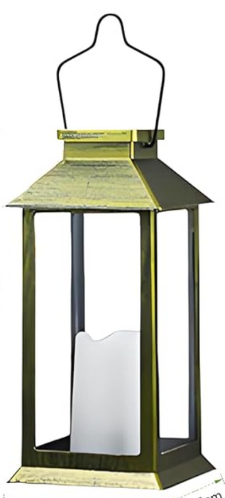 Neoglint Solar Lantern Lights Model - LED Flameless Candle Garden Decorative Lighting - Perfect for Outdoor Events, Backyard Parties and Tablescape Decorations