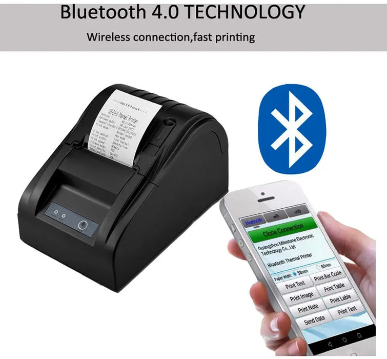 NETUM NT-5890T 58mm  USB Thermal Receipt Printer RS232 POS Printer for Restaurant and Supermarke