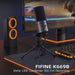 USB Condenser Microphone K669B — Metal Body, Cardioid, Gain Knob, USB Plug-and-Play
