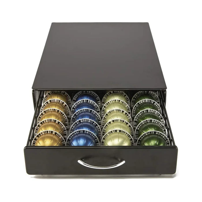 Metal Coffee Capsule Holder — Compatible with Nespresso Vertuo, Vertuoline, Dolce Gusto, Verismo & Lavazza