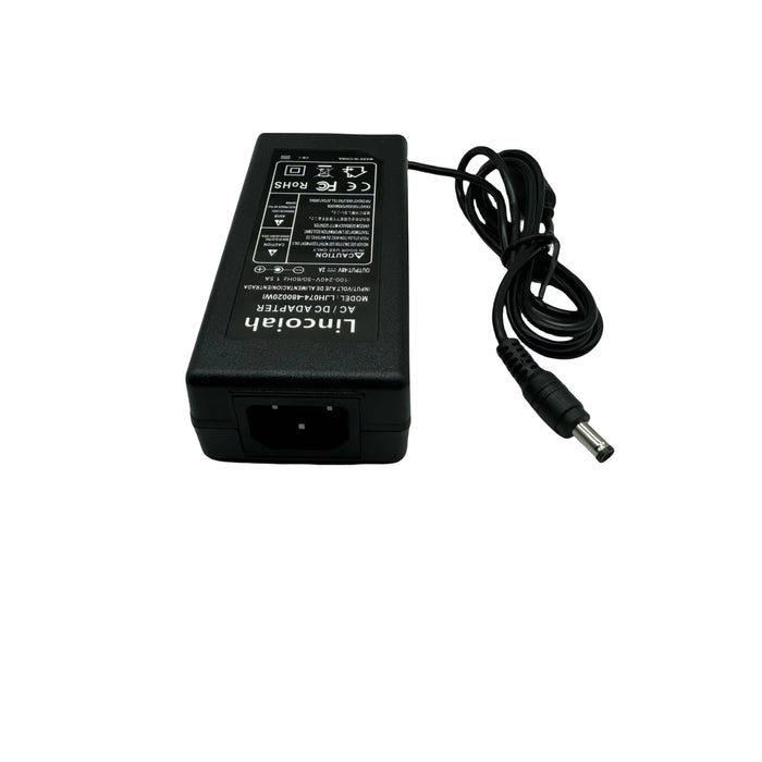 48V 2A (96W) DC Power Adapter for PoE CCTV, IP Cameras & PoE Injectors