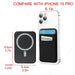 MagSafe Elastic Lycra Phone Card Holder — Fits iPhone 16/15 Pro Max & MagSafe Android