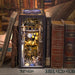 Book Nook Miniature Dollhouse Kit with Touch Light & Dust Cover — Nebula Common Room