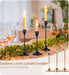 3-Piece European-Style Metal Candlestick Set – Wedding & Table Holders