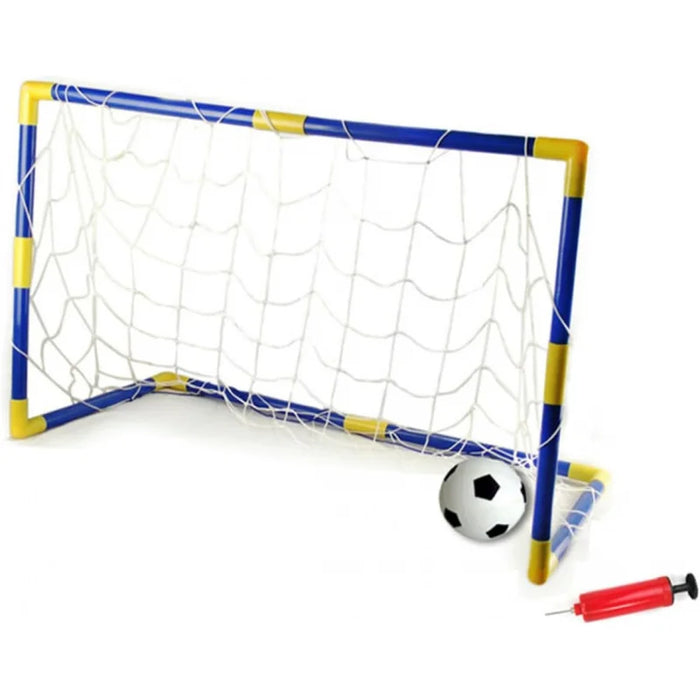 Portable Youth Soccer Goal with Inflator — Lightweight, Easy Assembly