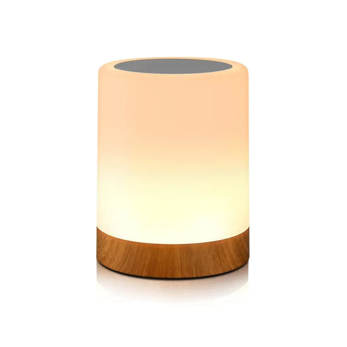 Lampe tactile LED - Lampe de chevet avec lumière RVB, capteur tactile et fonction lampe de bureau portable - Solution d'éclairage parfaite pour la chambre & cadeau pour enfants