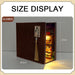 Retro Street-Food Book Nook DIY Wooden Miniature Kit — Shelf Insert