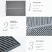 Silicone Drain & Drying Mat – Non‑Slip, Heat‑Resistant Dish Pad