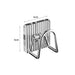 Adhesive 304 Stainless Steel Sink Sponge Holder — Brushed Peel‑and‑Stick Organiser