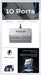 330W 10‑Port GaN USB‑C Charger — Dual 100W PD3.0/PPS Fast Charging Station