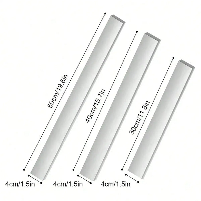 Leeseph Stainless Steel Magnetic Knife Holder — Wall-Mounted Multipurpose Knife Rack
