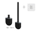 Silicone Soft‑Bristle Wall‑Mounted Toilet Brush with ABS Handle