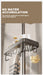 Punch-Free Shower Caddy (Single or Double) — Space Aluminium Shelf with Optional Towel Rail