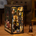 Book Nook Miniature Dollhouse Kit with Touch Light & Dust Cover — Nebula Common Room