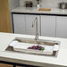Extendable Bath Shelf Tray with Anti-Slip Phone & Tablet Holder — White or Grey