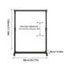 Telescopic Heavy-Duty Metal Clothes Rack on Wheels — Adjustable Garment & Drying Rack