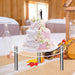 Transparent Acrylic Cake Stand — Round Cupcake & Dessert Display, Party Holder