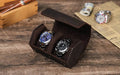 Vintage Genuine Leather Watch Roll Travel Case — 1/2/3/4/6/8 Slot Organiser