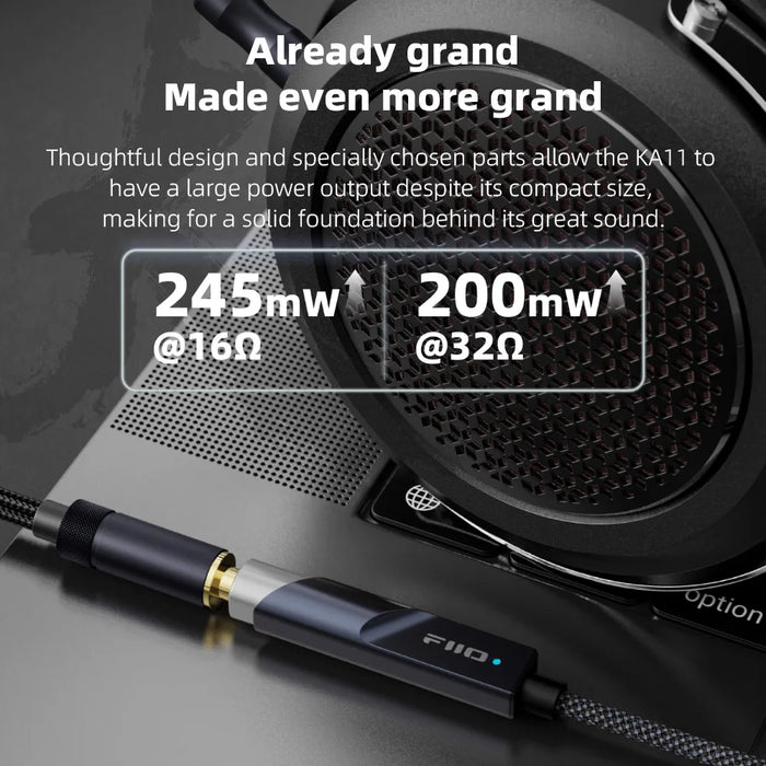 KA11 Type-C / Lightning to 3.5mm USB DAC Amplifier — 32-bit 384kHz