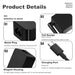 65W USB‑C Laptop Charger 20V 3.25A – Fast Power Adapter for Lenovo, HP, Dell, ASUS, Acer