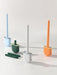 Wall-hanging Long-handle Toilet Brush with Silicone Head, 36×9×4 cm