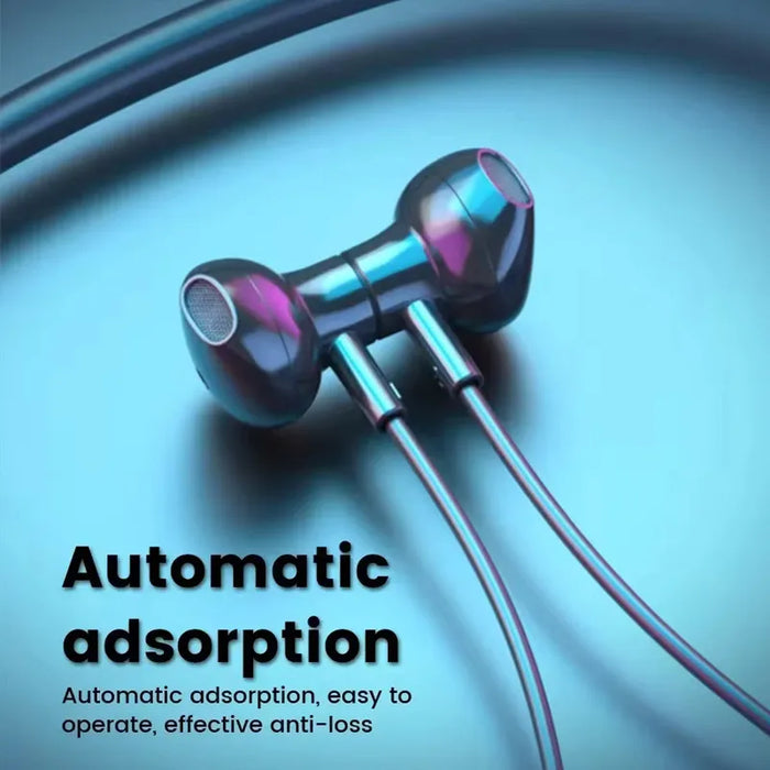 Neckband Earphones G07 — Bluetooth 5.1, ANC, LED Display, Waterproof