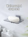 Self‑Adhesive Wall‑Mounted Soap Holder with Drain — Transparent & Colour Options