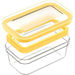 Airtight Butter Slicer & Keeper with Lid — Cutter and Fridge Storage Dish