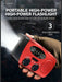 Hand-cranked Solar Power Generator Radio Flashlight — FM AM WB NOAA Power Bank