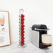Rotating Nespresso Pod Holder — 20-Capsule Coffee Rack (Gold)