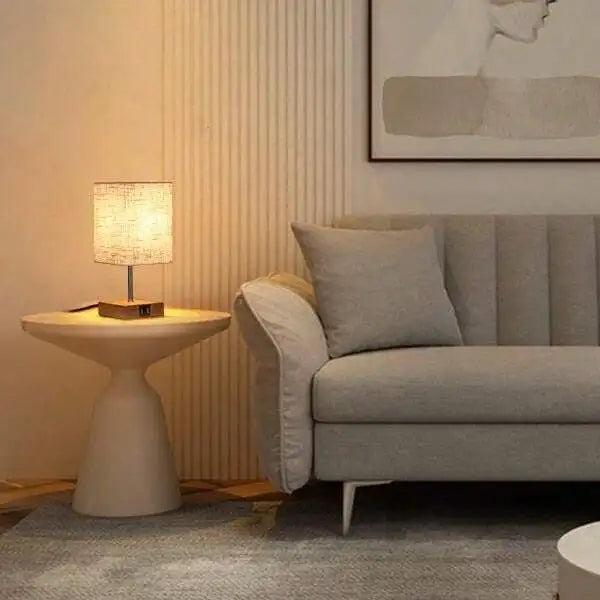 Lampa biurkowa LED od Bedside Lamps - dotykowa, ściemnialna lampa stołowa z portem USB i Type C, szybkie ładowanie, ochrona oczu - idealne światło do czytania dla studentów i osób czytających przez długie godziny