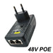 48V 0.5A PoE Injector Power Supply – EU/US Plug for IP Cameras, Switches & NVRs