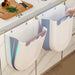 Folding Wall-Mounted Kitchen Bin — Small & Large, Plastic, Grey/Purple/Blue