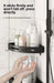 2pcs Corner Bathroom Shelf — Single-Tier Stainless Steel, No‑Drill Adhesive, Model FGR342