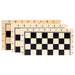 Three-in-One Wooden Game Set — Chess, Checkers & Backgammon, Portable
