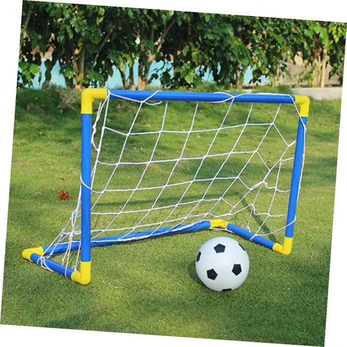 Portable Youth Soccer Goal with Inflator — Lightweight, Easy Assembly