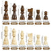 39.3cm (15.47in) Folding Wooden Chess Set with 2 Extra Queens — Portable Tournament Board