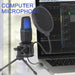 USB RGB Condenser Microphone — Wired Gaming & Streaming Mic for PC/Laptop