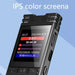 Pen Voice Recorder — 1.44in Colour Screen, Dual Mic, 500mAh, Up to 128GB