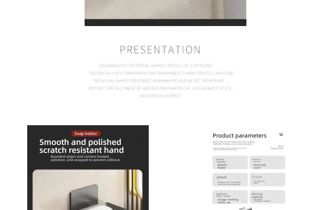 No-Drill Wall-Mounted Space Aluminium Soap Rack — Single or 3-Pack, Black/Grey/White