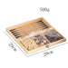 Wooden 3‑in‑1 Chess, Checkers & Backgammon Set – Foldable Travel Board