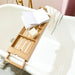 Expandable Wooden Bathtub Caddy Tray – Telescopic, Non‑slip Tablet & Soap Holder