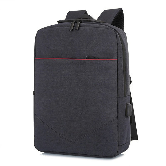 FLAMEHORSE Laptop Bag Backpack - Pure Color Business Casual, USB Charging, Travel Shoulder Bag - For Professionals and Commuters on the Go - Shopsta EU