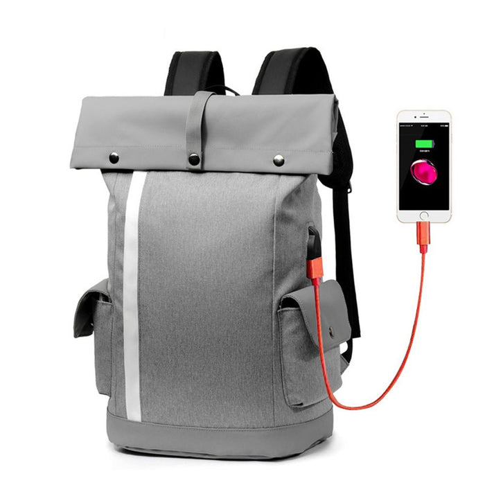 Laptop Bag Multifunction - USB Charging Port, School & Travel Backpack, Water Resistant Nylon - Casual Daypack for Students & Commuters - Shopsta EU