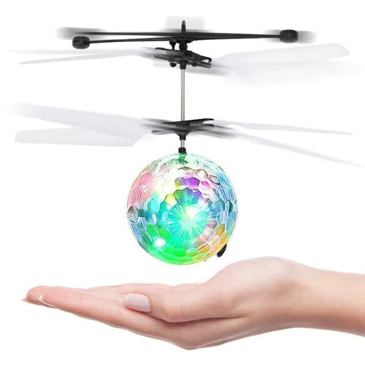 Mini Gesture Sensing Helicopter - Levitation Flying LED Light Crystal Ball RC Kids Toys - Perfect Gift for Children's Entertainment and Fun - Shopsta EU
