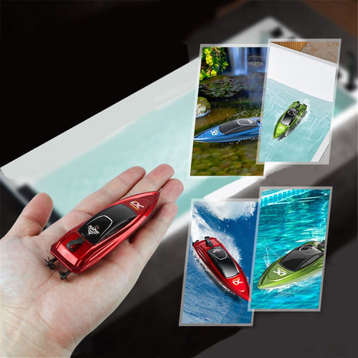 Mini RC Palm Boat - Remote Control High-Speed LED Light Water Toy - Perfect for Summer Pool Fun and Kids - Shopsta EU