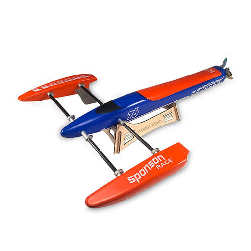 TFL 1128 Blue Arrow - 615mm Glassfiber Brushless Electric RC Boat with 2958 3300KV Motor and 125A ESC - Ideal for High-Speed Racing Enthusiasts - Shopsta EU