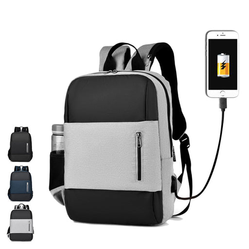 Travel Laptop Backpack - Waterproof Campus Casual Backpack with USB Charging Port, Fits Up to 15.6 Inch Devices - Perfect for College Students and Everyday Use - Shopsta EU