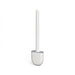 Silicone Toilet Brush with Quick‑Dry Base, Flexible Flat Head and Non‑Slip Handle